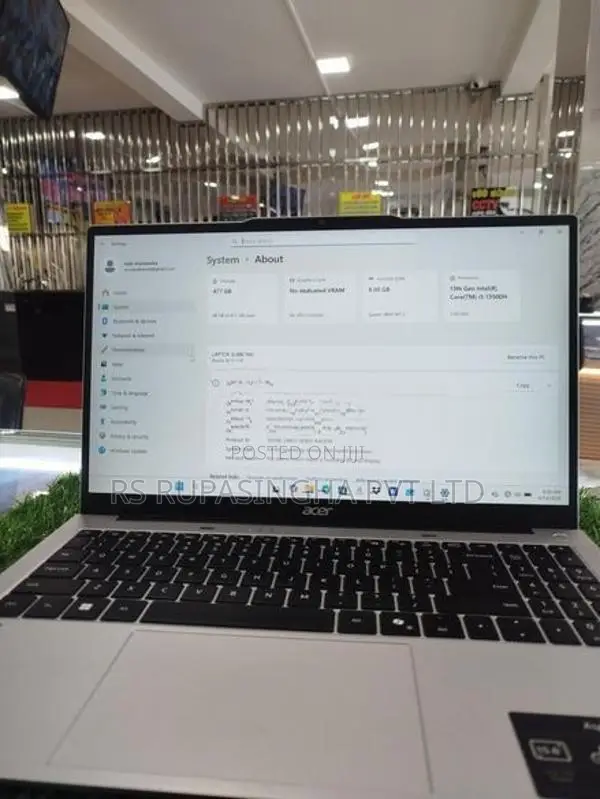Acer i5 13 Gen Laptop 8GB/512GB