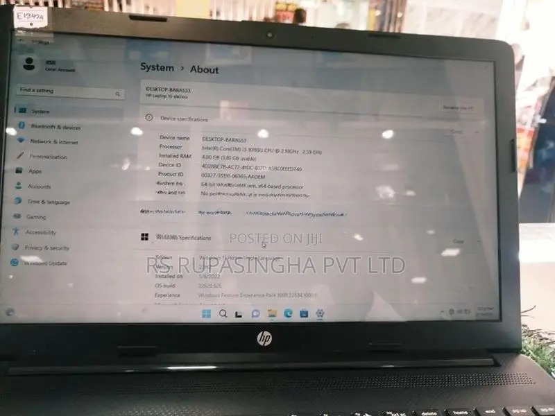 HP i3 10 Gen Laptop