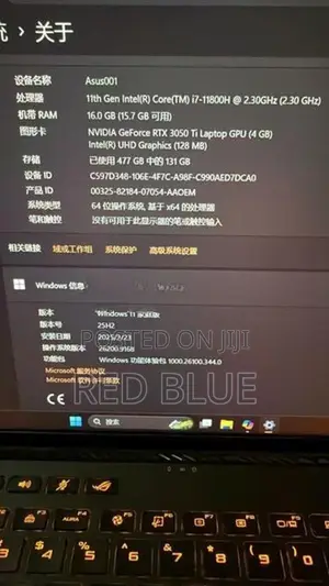 Asus GF RTX3050 Laptop