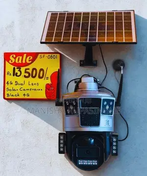 Solar CCTV Camera 4G Dual Lens