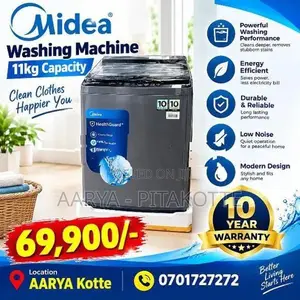 Midea washing machine 11kg Capacity