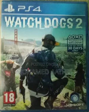 Sony Wtach Dogs 2 Ps 4 Game CD