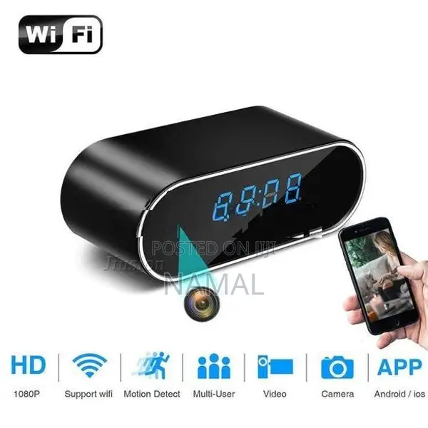 Spy Camera Clock