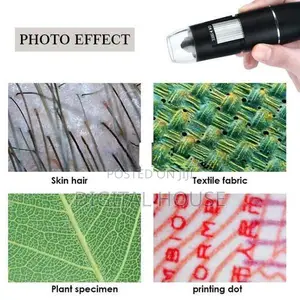 Camera Microscope Digital x 1600 Zoom Magnifier + Led 8 lights