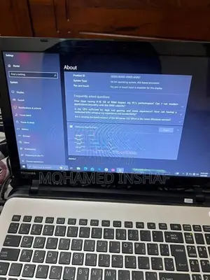 Toshiba i5 Laptop