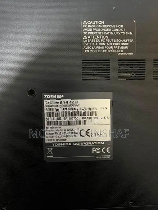 Toshiba i5 Laptop