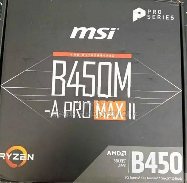 MSI B450M-A Pro Max II Motherboard