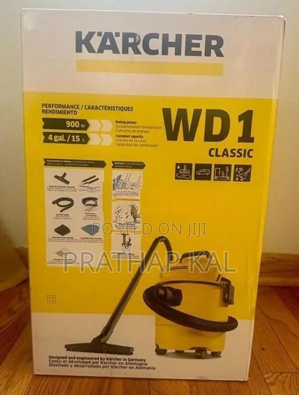 Karchar Kärcher WD 1 Wet With Dry Vacuum Cleaner