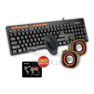 Meetion C105 USB Standard 3-IN-1 Desktop Multimedia Combo