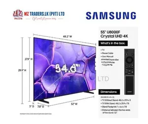 SAMSUNG 55″ Crystal UHD U8000F 4K Smart TV