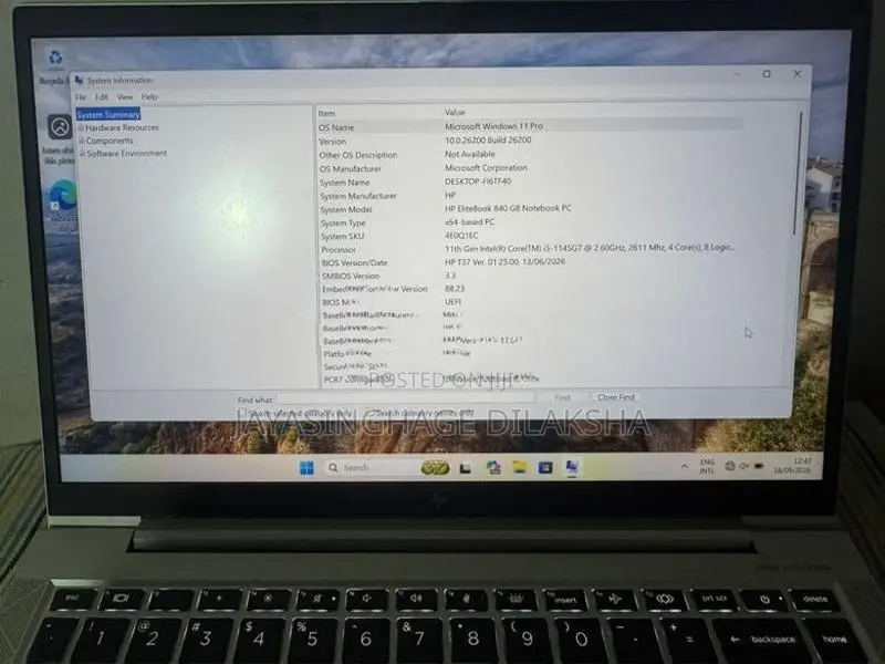 HP Elitebook 840 G8 i5 11th Gen 16GB 256GB
