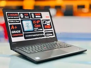 Lenovo Thinkpad T470 Core i5 6th Gen|8GB RAM |256GB NVMe |