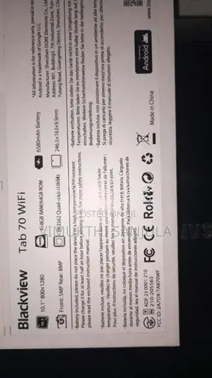 Blackview Tab 70 WiFi