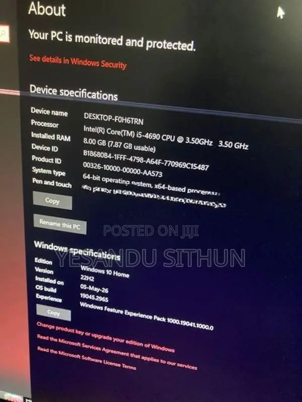 ASUS i5 4th Gen Full Set PC