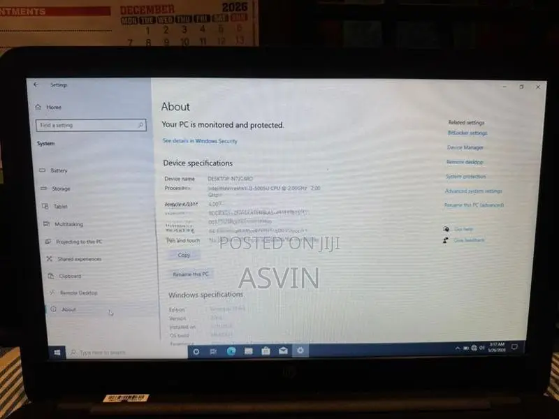 HP i3 5th Gen Laptop