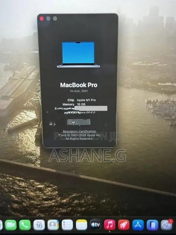 MacBook Pro 14” - 16GB/512GB