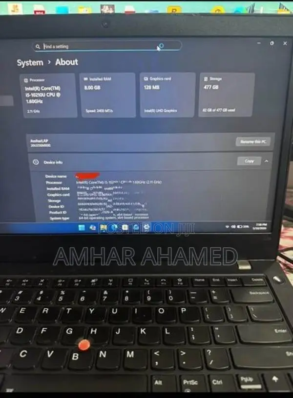 Lenovo ThinkPad i5 10th Gen Laptop