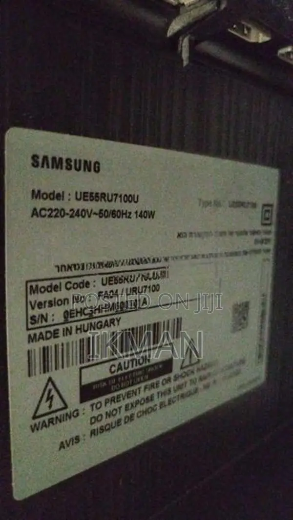 UE55RU7100U Samsung 55" 4K Smart LED TV