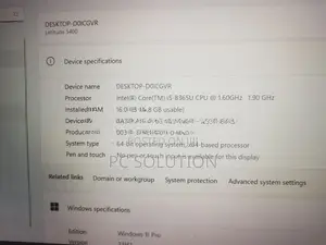 Dell Latitude 5400-Core i5 8th Gen Laptop