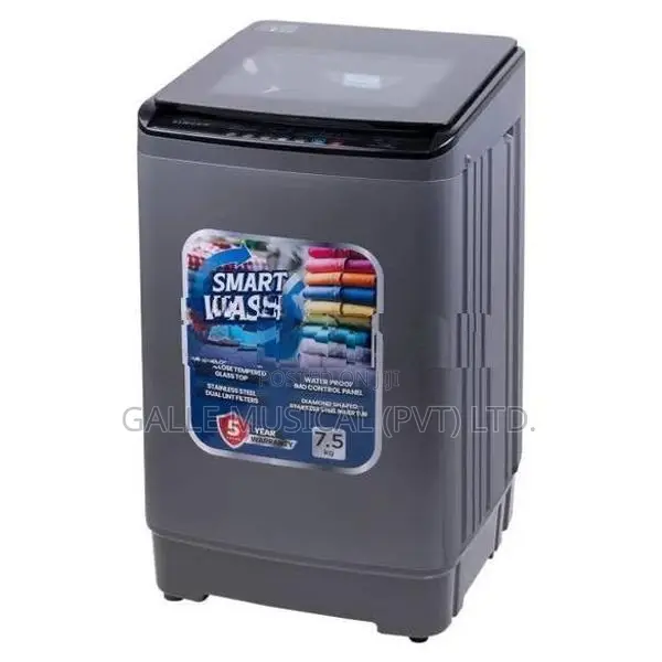 Singer Glass Top Fully Automatic Washing Machine 7.5kg SWM-FAR75GT