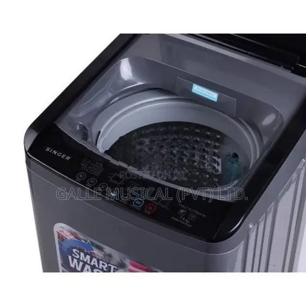 Singer Glass Top Fully Automatic Washing Machine 7.5kg SWM-FAR75GT