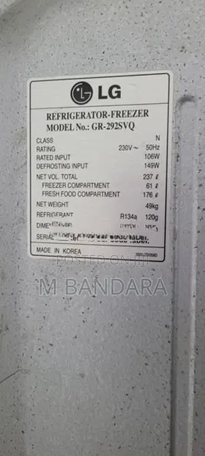 LG Fridge ( ෆ්‍රිජ් )
