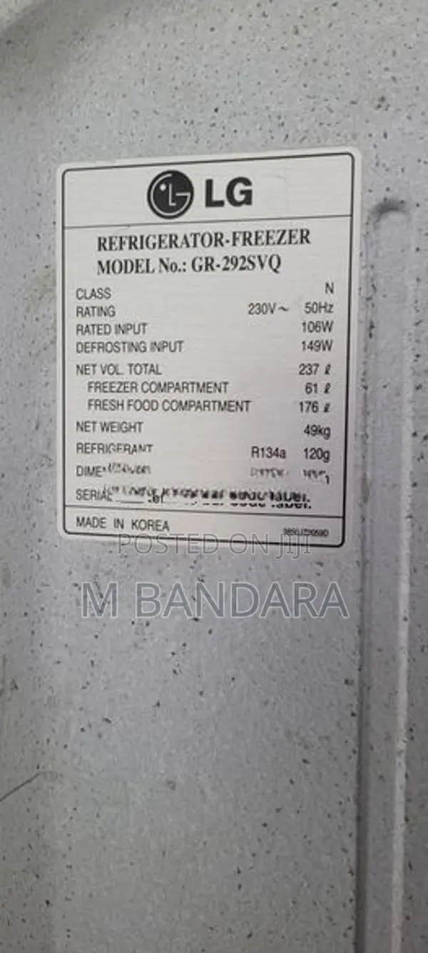 LG Fridge ( ෆ්‍රිජ් )