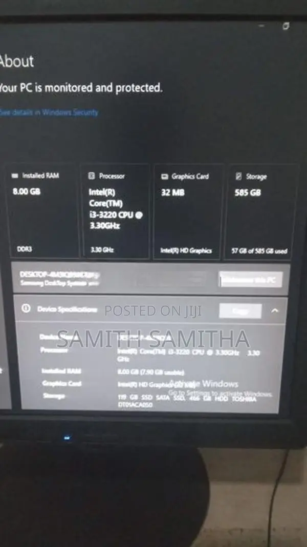 Intel Samsung Desktop PC