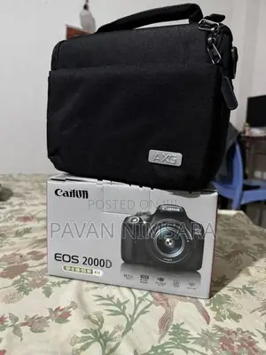 Canon Eos 2000 Dslr Camera With 18-55 Lens