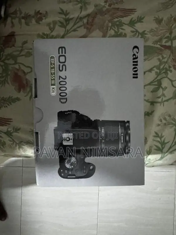 Canon Eos 2000 Dslr Camera With 18-55 Lens