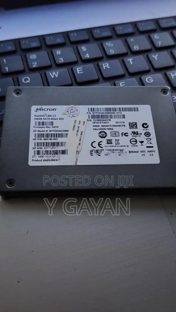 Micron 256GB Sata SSD
