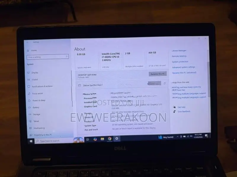 Dell Latitude 5480 – Core i7 6th Gen Laptop