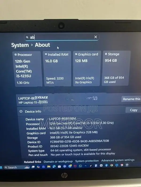 HP Laptop 15 12gen