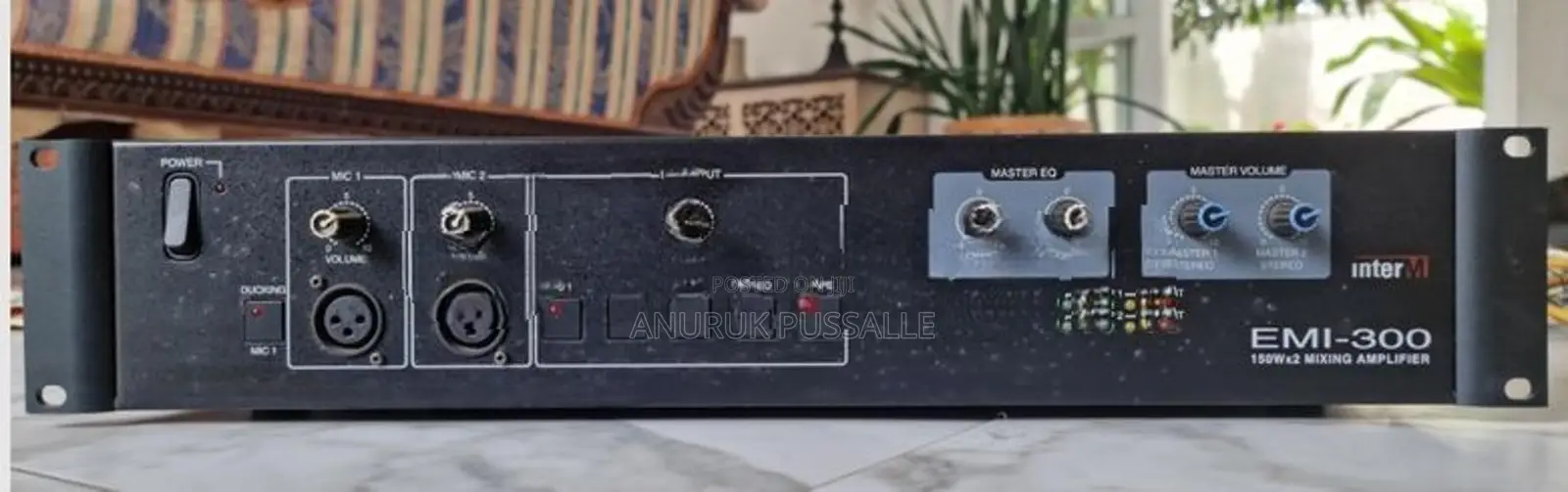 Inter M Audio Amp + 2 Speakers