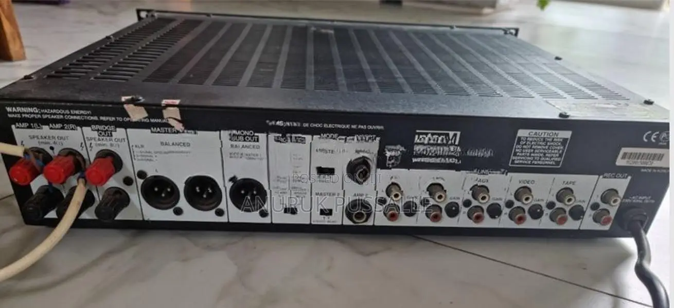 Inter M Audio Amp + 2 Speakers