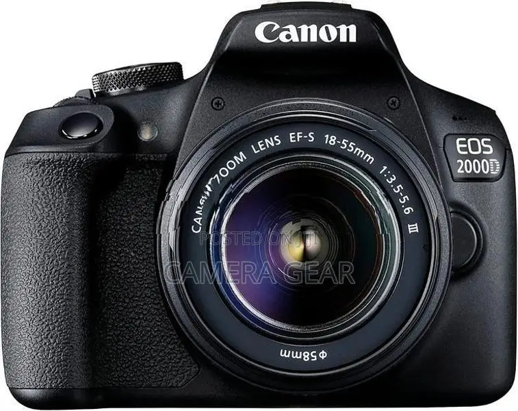 Canon EOS 2000D DSLR Camera with 18-55MM Lens