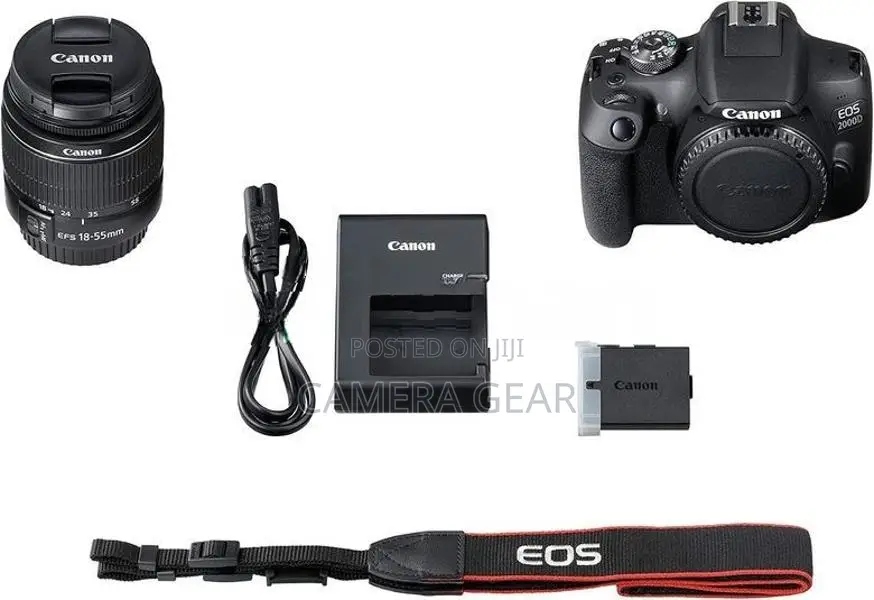 Canon EOS 2000D DSLR Camera with 18-55MM Lens