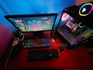 Intel RGB Gaming PC Setup i5 4th Gen 8GB SSD Glass Case