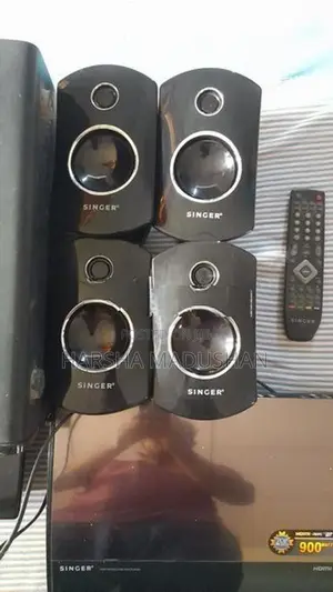 SINGER 5.1 Home Theater – සියලුම Speakers වැඩ Remote සහිතයි