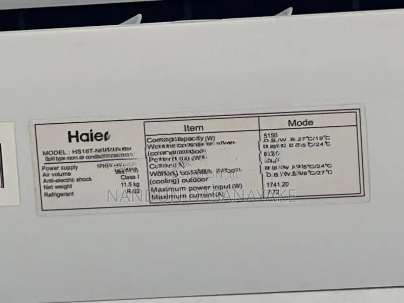 Haier 18,000BTU Non Inverter