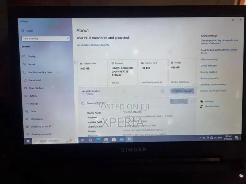 Lap Singer Celeron Laptop