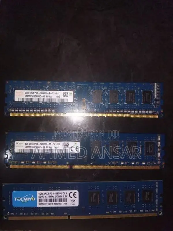 10GB RAM DDR3 4GB + 2GB