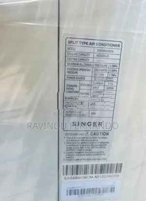 SINGER 48000 BTU Ceiling Mount Non Inverter Air Conditioner