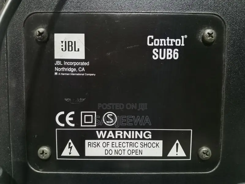 JBL Powered Subwoofer 8" Woofer 100W RMS Made In USA