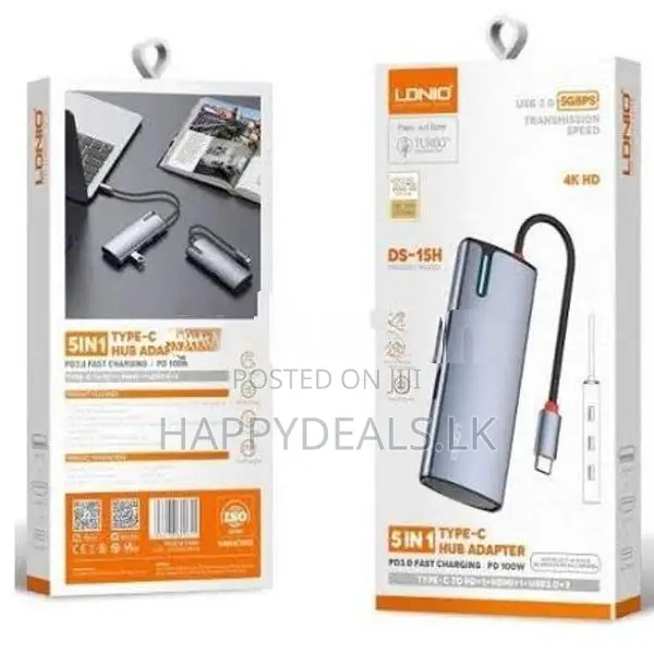 LDNIO Type C Hub +Hdmi Adapter