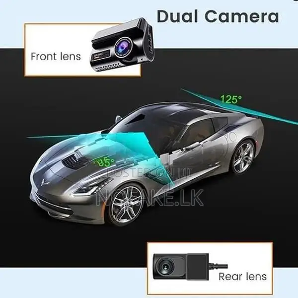 4G 2K Dual Lens Dash Cam with GPS Live Tracking
