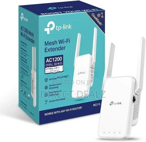 TP-Link RE315 AC1200 Mesh Wi-Fi Range Extender