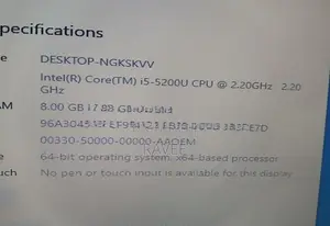 HP Elitebook Core i5 Laptop 5th Generation