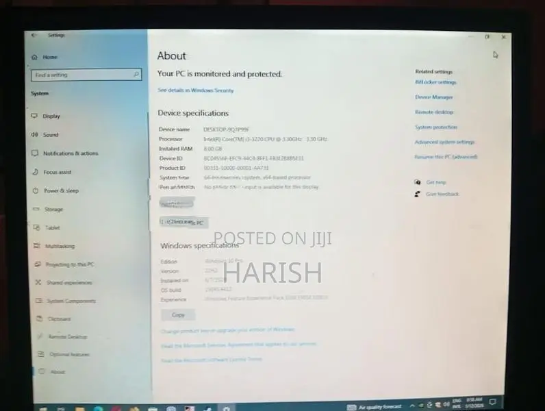 Samsung Desktop Computer i3