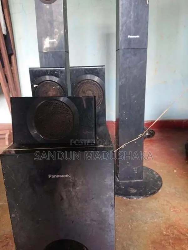Panasonic සබ් වූෆර් එකයි ස්පීකර් බෆල් 5යි